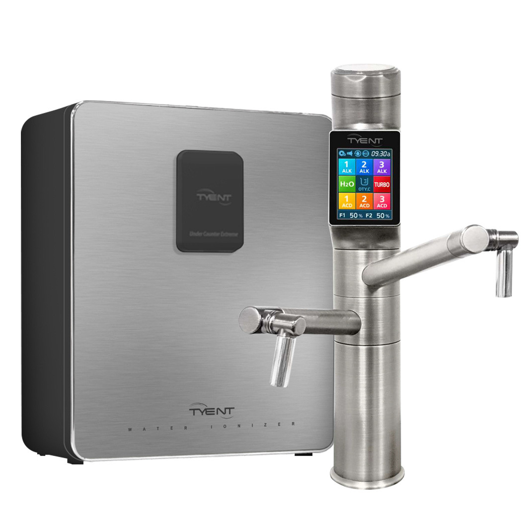 Image: UCE-13 PLUS Satin Silver - Luxury Collection 2025 Model Under-Counter Extreme Ionizer
